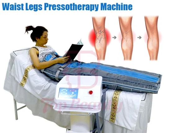Botas de pressoterapia pneumática para esportes Dvt bomba de recuperação circulação linfática massageador de pernas